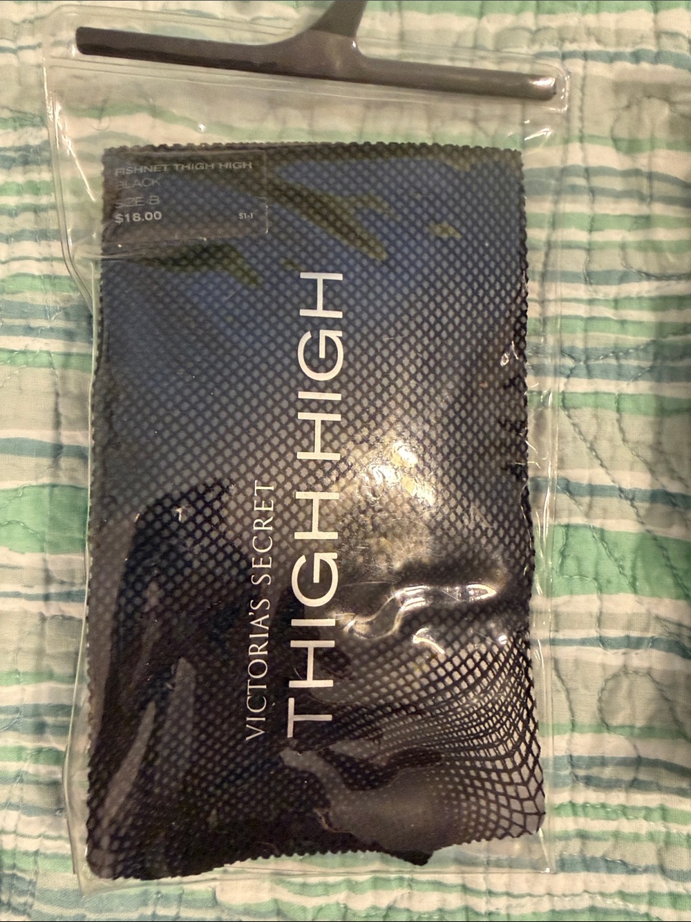 Victoria's Secret VINTAGE Thigh High Hosiery - Black